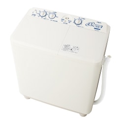 お待たせ! アクア AQW-N501 二槽式洗濯機 (洗濯5.0kg) ホワイト - 生活 