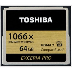 TOSHIBA CFカード　EXCERIA   1066×  64GB  2枚