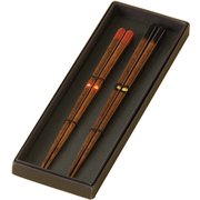2膳ギフトセット 金箔紋夫婦箸 38794