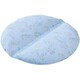 通気ビーズフリークッション II 円型タイプ ブルー 1634
