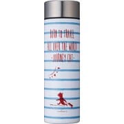 アンドサンズ ステンレスカバー 500mL ボーダーホワイト ASBDB500BW