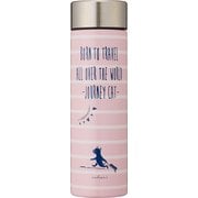アンドサンズ ステンレスカバー 500mL ボーダーピンク ASBDB500BP