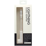 アップル認証 lightning AUDIO アダプタ 充電端子付 ホワイト IADL-C10WH