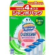 スクラビングバブル トイレスタンプフローラルハーブの香りつけかえ用 4本入り ジャンボパック
