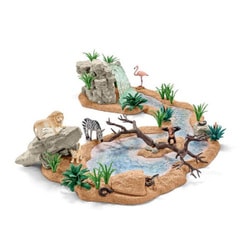 ヨドバシ.com - シュライヒ Schleich 42321 [水飲み場での大冒険！サバンナ・ビッグセット] 通販【全品無料配達】