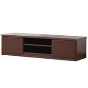 鏡面仕上すっきり収納 テレビボード 120cm幅 ブラウン FL0326110