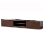 鏡面仕上すっきり収納 テレビボード 180cm幅 ブラウン FL0326310