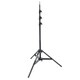 アルミベビースタンド 350cm 黒 A0035B