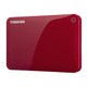 CANVIO CONNECT ポータブルハードディスク （HD-PFシリーズ） 2TB レッド HD-PF20TR