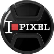 デザイン レンズキャップ I Love Pixel 77mm