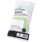 B0620 M [インナー手袋 EXフィット手袋 20枚入 Mサイズ ホワイト]