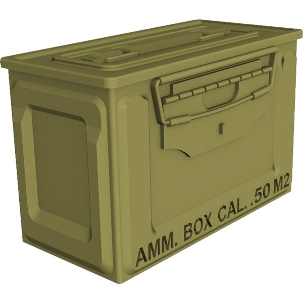PZ35394 [1/35 レジン製AFVアクセサリーシリーズ アメリカ軍 50口径用弾薬箱・金属型]