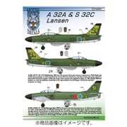 MRD72001 [1/72 デカールセット スウェーデン空軍 サーブA32A & S32C ランセン用デカール(エレール用)]