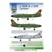 MRD72002 [1/72 デカールセット スウェーデン空軍 サーブJ32B & J32E ランセン用デカール(タラングス用)]
