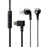 microUSBヘッドホン ステレオ マイク有 ブラック EHP-MS100MBK
