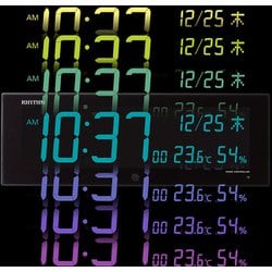 ヨドバシ.com - リズム時計 8RZ184SR02 [大画面デジタル電波時計 