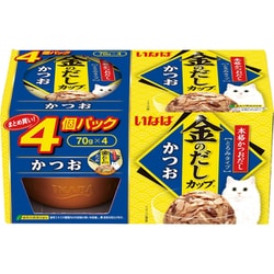 金のだし カップ 4個パック かつお [猫用 とろみ 70g×4 一般食]