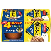 金のだし カップ 4個パック かつお [猫用 とろみ 70g×4 一般食]