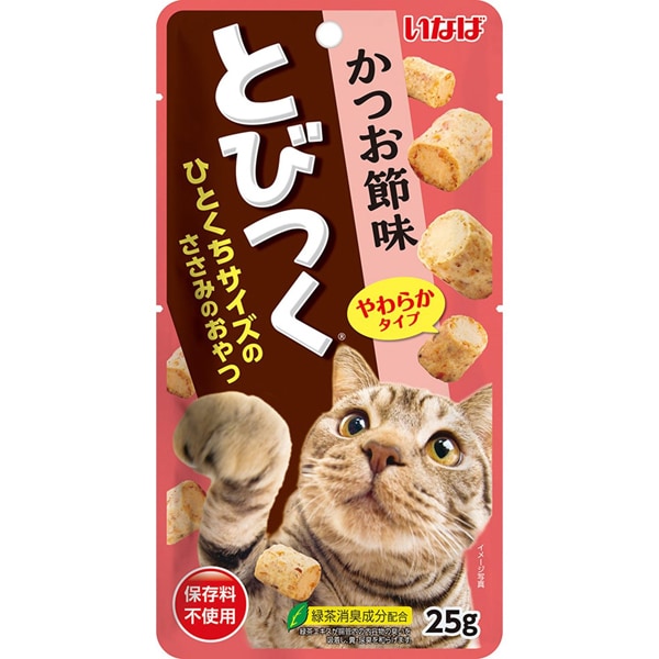 とびつく かつお節味 25g [猫用おやつ]
