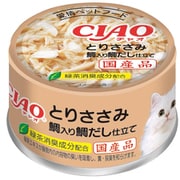 CIAO（チャオ） とりささみ鯛入り 鯛だし仕立て 緑茶消臭成分配合 [猫用 ゼリー 85g 一般食]