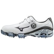 51GQ170005 [ゴルフシューズ GENEM007Boa 4E 25.0cm ホワイト×グレイ]