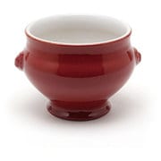 EH346600 ライオンヘッドスープボウル レッド