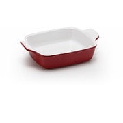 EH349629 NEWレクタングルオーブンディッシュ Sサイズ レッド
