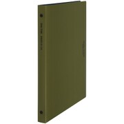 デュアルトーン プラスチックバインダー B5 26穴 カーキ F117-73