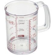 計量カップ 200mL プラスチック DL6316