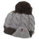 PH468HW65 [WOMEN Round Earflap Beanie Fサイズ BK 帽子]