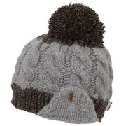 PH468HW65 [WOMEN Round Earflap Beanie Fサイズ BK 帽子]