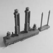 R2DAC32032 [1/32 レジン製ディティールアップパーツ ブローニング M3航空機関銃2丁セット]