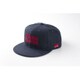 フラットビルキャップ NAVY