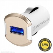 リボルト 12W USBカーシャージャーブルーイルミネーション(ホワイト/ゴールド) USBC121MGD