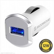 リボルト 12W USBカーシャージャーブルーイルミネーション(ホワイト/シルバー) USBC121MSR