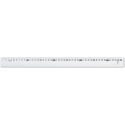 アルミ直尺 45㎝ アル助 ホワイト 65426