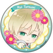 スタミュ 高校星歌劇 バースデーフラワー缶バッジ 辰己琉唯 [キャラクターグッズ]