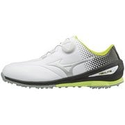 51GM172091 [スパイクレスシューズ NEXLITE 004 Boa メンズ 25.0cm ホワイト×ブラック]