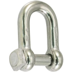 ステンレス 角頭シャックル #6 QS-6