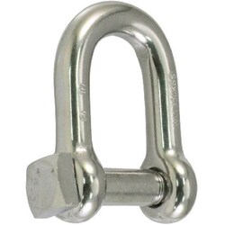 ステンレス 角頭シャックル #10 QS-10