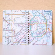 鉄道路線図 リングノートA6 首都圏 日本語 RNRSJ