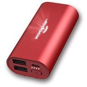 SQUID MINI2 モバイルバッテリー 5200mAh レッド XP61031.15R5