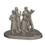 ZV6231 WW2 ソ連軍司令部 WWII 冬季 [1/72スケール プラモデル]