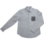 遊☆戯☆王デュエルモンスターズ クリボー増殖ポケットシャツ レディース L [キャラクターグッズ]