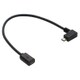 USB Micro-B延長ケーブル L型 リバーシブル USB-144R