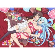 この素晴らしい世界に祝福を！2 もふもふひざ掛け アクア＆めぐみん [キャラクターグッズ]