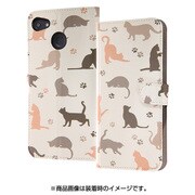IJ-FRAJLC AK078 [FREETEL RAIJIN スマホブックカバーケース オリジナルデザイン 猫5]