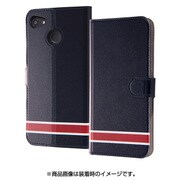 IJ-FRAJLC AK091 [FREETEL RAIJIN スマホブックカバーケース オリジナルデザイン ネイビー]