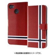 IJ-FRAJLC AK093 [FREETEL RAIJIN スマホブックカバーケース オリジナルデザイン レッド]