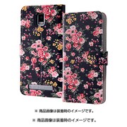 IJ-FP4SLC AK068 [FREETEL Priori 4 オリジナルデザイン 手帳型ケース 花柄1]